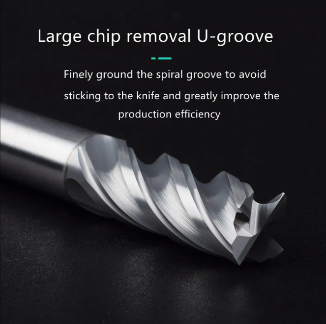 U-groove end mill