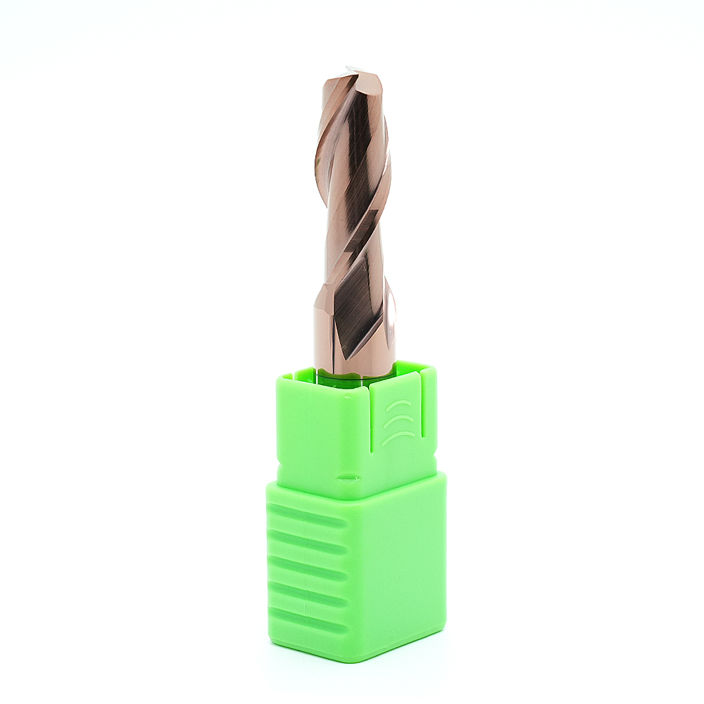 2F Tungsten Corner Radius CNC Metal Milling Cutter 