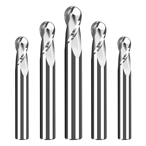 HRC55° Aluminum Ball End Mills