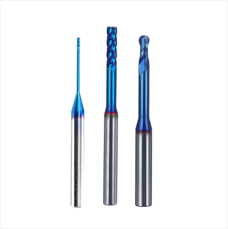  Carbide HRC65 4flutes Long neck End Mill Milling Cutter