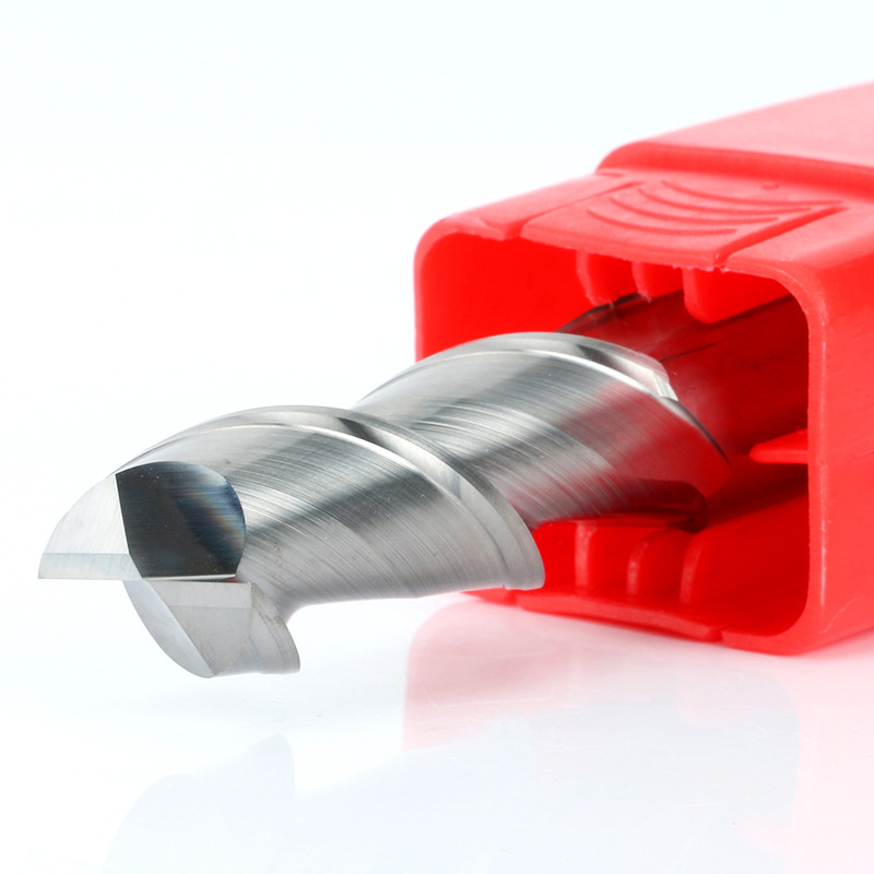 HRC55 2 Flutes Uncoated Aluminum Flat End Mill