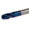 HRC65 Nano Coated 4 Flutes Ball Nose End Mill 