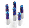 HRC65 Nano Coated 4 Flutes Ball Nose End Mill 
