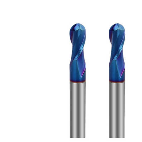 HRC 65 Tungsten Carbide CNC Milling Cutter 2 Flutes