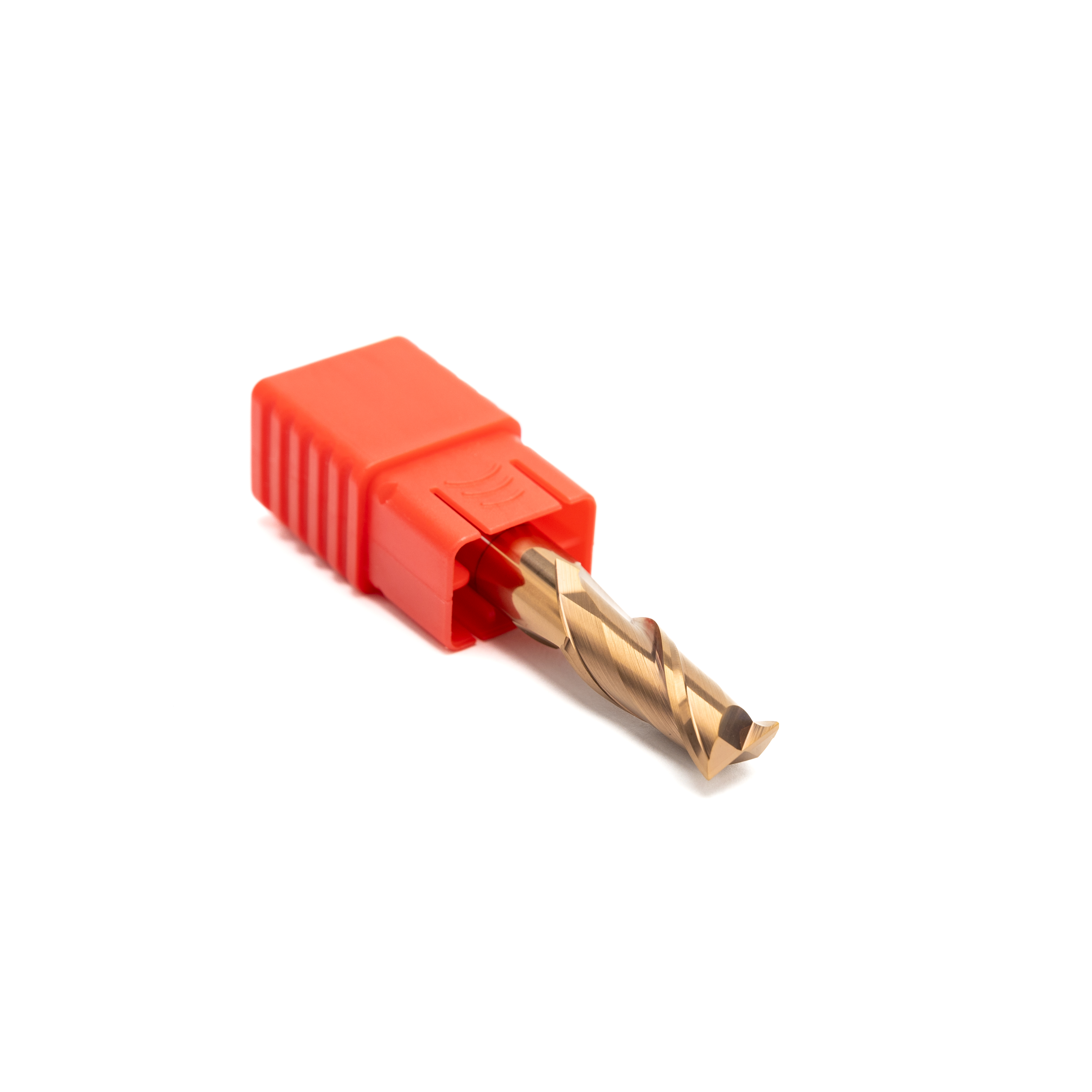HRC60 Carbide 2 Flutes Endmill with Bronze Coating