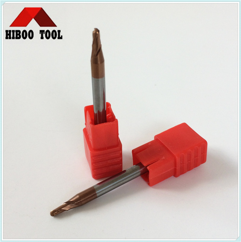 HRC58 Tungsten Ball Nose 2 Flutes Machine Tool