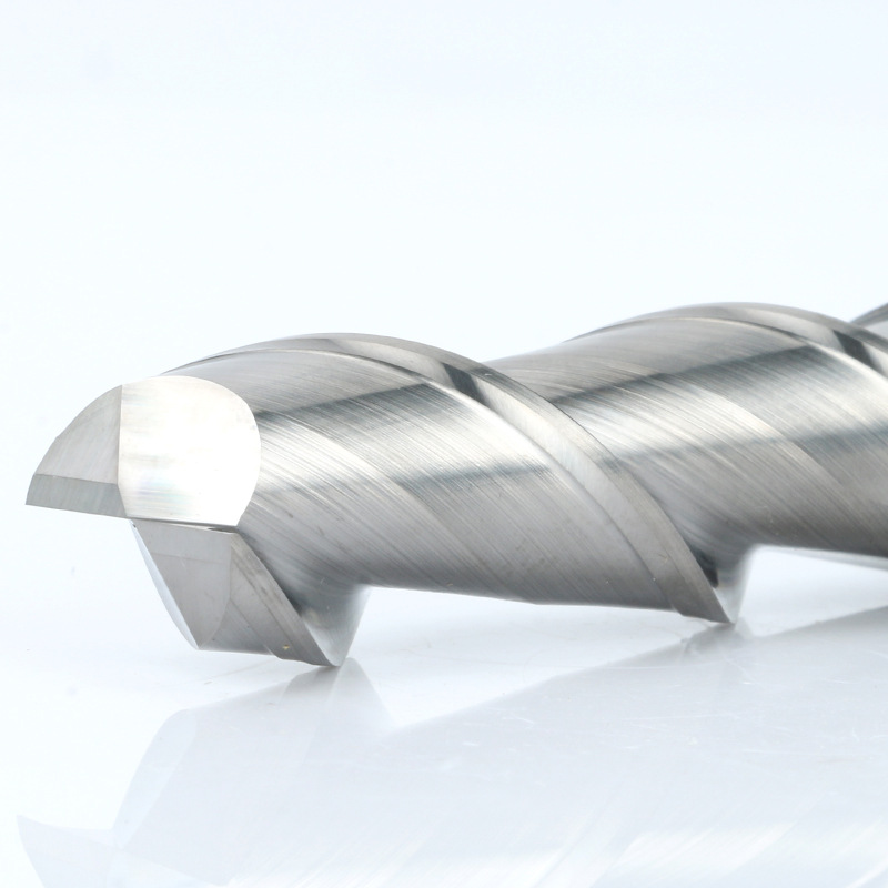 HRC55 2 Flutes Uncoated Aluminum Flat End Mill