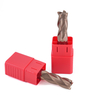 HRC58 2 Flutes Carbide Flat Endmill With Bronze Coating