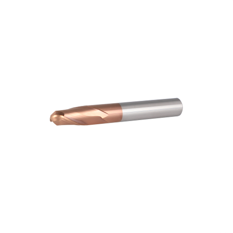 HRC58 Tungsten Ball Hidung 2 Alat Mesin Flutes